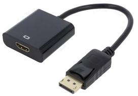 DisplayPort 1.1 male to HDMI female adapter, 10cm, Full HD 1080p | GEMBIRD