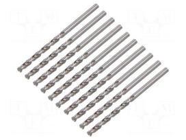 Drill bit | for metal | Ø: 3.1mm | L: 65mm | Working part len: 36mm