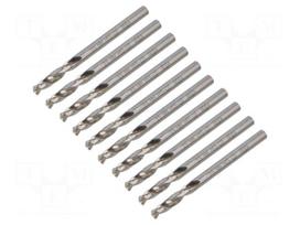 Drill bit | for metal | Ø: 3.5mm | L: 52mm | Working part len: 20mm
