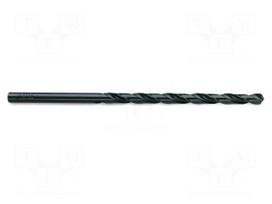 Drill bit | for metal | Ø: 4.5mm | L: 185mm | high speed steel | long