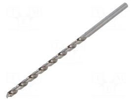 Drill bit | for metal | Ø: 4.5mm | L: 126mm | Working part len: 82mm
