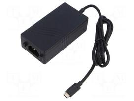 Power supply: switching | 5VDC, | Iout max: 5A | Out: USB C plug | 100W