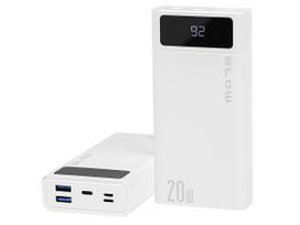 Įrankiai ir matavimo prietaisai // Įrankių, priedų naujienos // 81-148# Power bank 20000mah qc+pd 20w + lightning pb20e biały