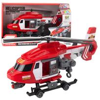 Žaidimų zona | PC | Konsolės | Priedai // Žaislai ir žaidimai vaikams // Helikopter Ratunkowy Hak Nosze Światła Dźwięki Czerwony 1:16