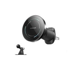 Automobiliniai įkrovikliai Joyroom  JR-ZS502 MagSafe Compatible Car Holder with Wireless Charger for Air Vent/Dashboard - Black Black