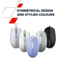 Kompiuterio pelė Canyon  CANYON mouse M-10 Wired White Grey