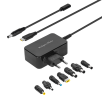 Universalus USB-C adapteris nešiojamam kompiuteriui 45W su Power Delivery | 5–20V | 7 antgaliai
