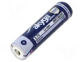Re-battery: Li-Ion | 18650,MR18650 | 3.7V | 2000mAh | Ø18.5x69.5mm