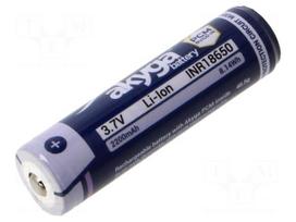 Re-battery: Li-Ion | 18650,MR18650 | 3.7V | 2200mAh | Ø18.5x69.5mm