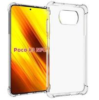 Nugarėlės dėklai Evelatus Xiaomi Poco X3 / Poco X3 NFC / Poco X3 Pro Military Shockproof Silicone Case TPU Transparent