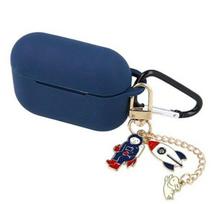 Dėklai ausinėms iLike Apple Case for Airpods 3 dark blue with pendant Blue