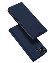 Knygos tipo dėklas dėklai Dux Ducis Xiaomi Poco C40 flip cover card wallet stand Blue