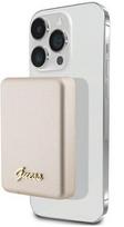 Išorinė baterija Guess  Powerbank 3000mAh MagSafe Metal Script Logo Gold