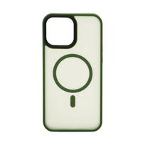 Nugarėlės dėklai Evelatus Apple iPhone 13 Pro Max Hybrid Case With MagSafe PC+TPU Green