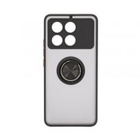 Nugarėlės dėklai iLike Xiaomi Poco X6 Pro Hybrid Case With Ring Black