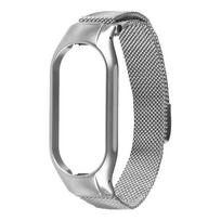 Dirželis Tactical Xiaomi Loop Magnetic Steel Band Mi Band 7 Silver