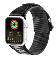 Dirželis Dux Ducis  Strap (Outdoor Version) Strap for Apple Watch Ultra, SE, 8, 7, 6, 5, 4, 3, 2, 1 (49, 45, 44, 42 mm) Nylon Band Black Silver