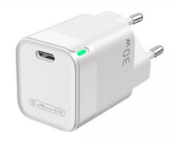 Adapteriai Jellico  C43 Mini PD 30W QC 3.0 Smart Adaptive Fast Charger with 1x USB-C (5-20V) White