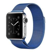 Dirželis iLike Apple Magnetic Strap Watch 7 45mm Magnetic Band Bracelet Blue