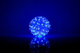 Apšvietimas iLike N/A Bumba ar puķēm RS-208 50LED D-11cm Blue
