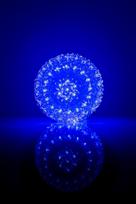 Apšvietimas iLike N/A Bumba ar puķēm 465 200LED D-20cm Blue