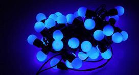 Kambarių girlianda N/A  100 LED 10m. mini-bumbiņas RS-705B Blue