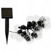 LED lemputė Elight  Solar Bulb String Light 3.5m 10pcs G40 Transparent Bulbs Solar Powered Transparent