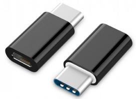 Gembird OTG USB Type C Male - MicroUSB Female Black