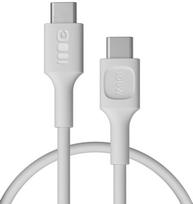 Cable Green Cell PowerFlex Fast Charging USB Type-C Male - USB Type-C Male 100W White 0.3m