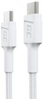 Cable Green Cell USB Type-C Male - USB Type-C Male PowerStream with Fast Charging 60W 30cm