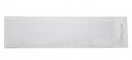 Keyboard stickers Transparent / WHITE RUS BLISTER