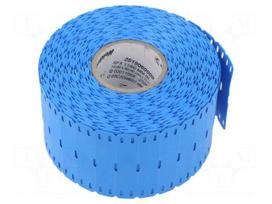 Label | polyurethane | blue | -40÷90°C | cable ties | UL94HB | reel