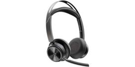HP Poly Voyager Focus 2-M USB-C-C ausinės su USB-C/A adapteriu ir įkrovimo stovu