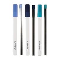 LifeStraw Sip 3 pack Stormy/Laguna/Midnight Blue Vandens filtras - šiaudelis, 3 vnt.