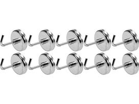 Kabliukai magnetiniai 10 vnt. Yato (YT-08690)