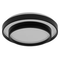 Šviestuvas lubų Osram, LED, 24W, 3000K, 1450lm, Ø385, juoda