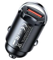 Juodas automobilinis 30W USB-A + USB-C pakrovėjas "Remax RCC359"