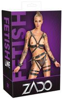 Zado Leather Harness Set S/M Seksuali lateksinė apranga