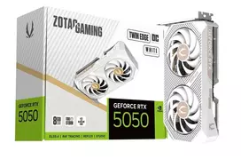Graphics card GeForce RTX 5050 TWIN EDGE OC 8GB GDDR6 128bit 3DP/HDMI white