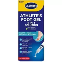 Scholl „Athlete’s Foot“ 4-in-1 gelis – gelis nuo pėdų grybelio, 10 ml