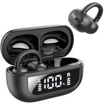 Ausinės TOZO OpenRhyme T13064, atviros, juodos
