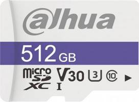 Card Dahua Technology TF-C100 MicroSDXC 512GB Class 10 U3 V30 (TF-C100/512GB)