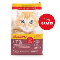 JOSERA JosiCat Kitten – sausas pašaras katei – 10kg + 1kg
