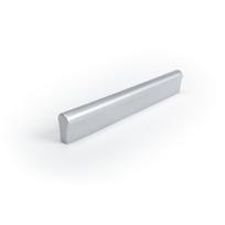 Profilinė rankenėlė, cc-128mm, L-148x24mm, aliuminė, pilka