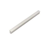 Profilinė rankenėlė, cc-160mm, L-192x14mm, aliuminė, anoduota, pilka