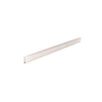 Profilinė rankenėlė, cc-256mm, L-286x17,5mm, aliuminė, anoduota, šlifuoto plieno