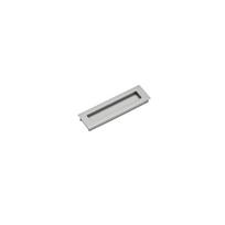 Įleidžiama rankenėlė, aliuminė, cc-128mm, L-143x15mm, dažyta, pilka