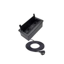 Rozečių blokas baldams 2x230V 1XUSB-A , 1XUSB-C, HDMI, RJ45 juodas