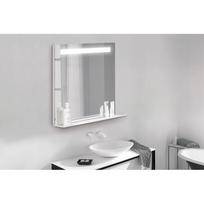Veidrodis su LED apšvietimu CAROL 800 x 800 mm,  4000 K, baltas rėmas