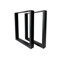 Stalo kojų komplektas 600 x 100 x 720 mm, 2 vnt., juodas